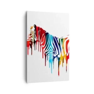 Obraz na plátne - Nielen čierno-biely - 80x120 cm