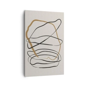 Obraz na plátne - Kompozícia – tanec v slučke - 80x120 cm