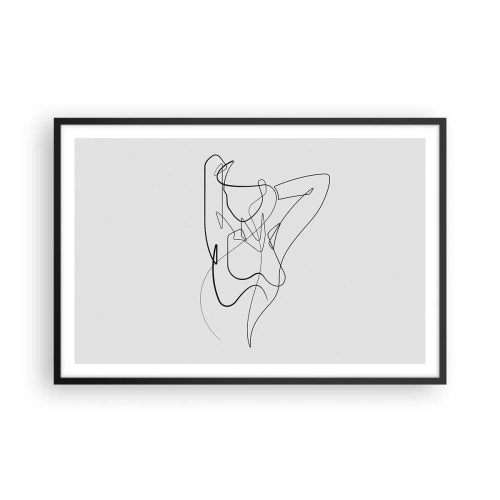 Plagát v čiernom ráme - Ty si záhada… - 91x61 cm