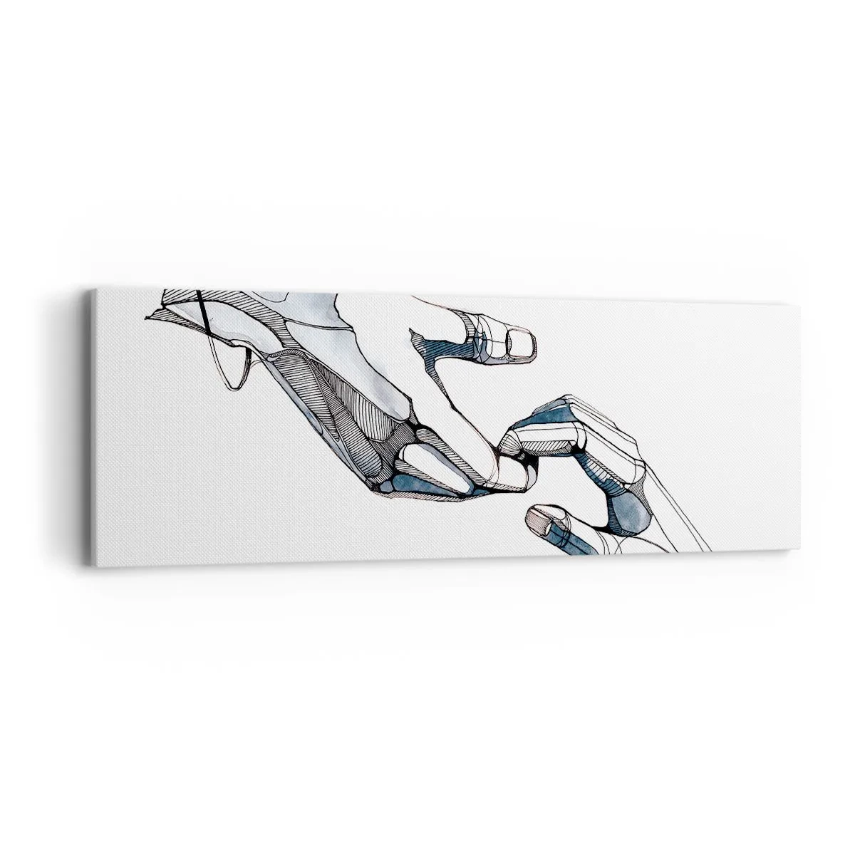 Obraz na plátne - Dobré gesto - 90x30 cm