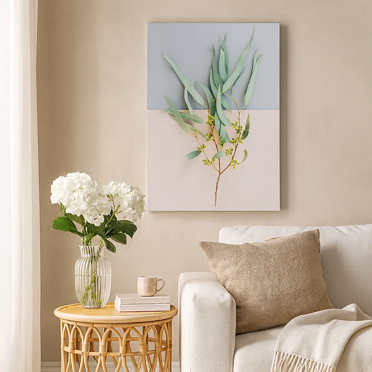 Obraz na plátne - Pastelová jemnosť - 50x70 cm