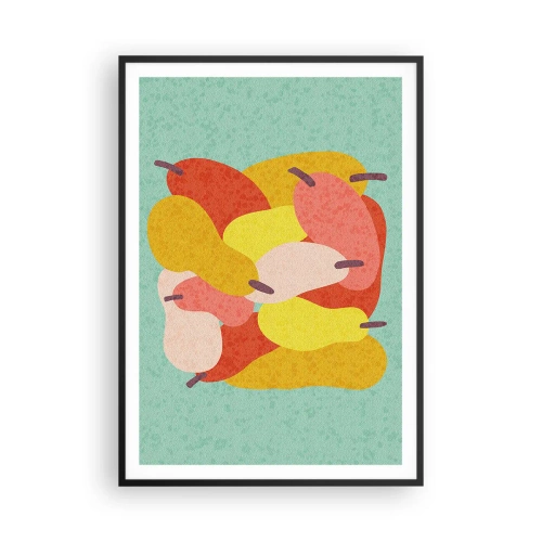 Plagát v čiernom ráme - Ochutnajte letné slnko - 70x100 cm