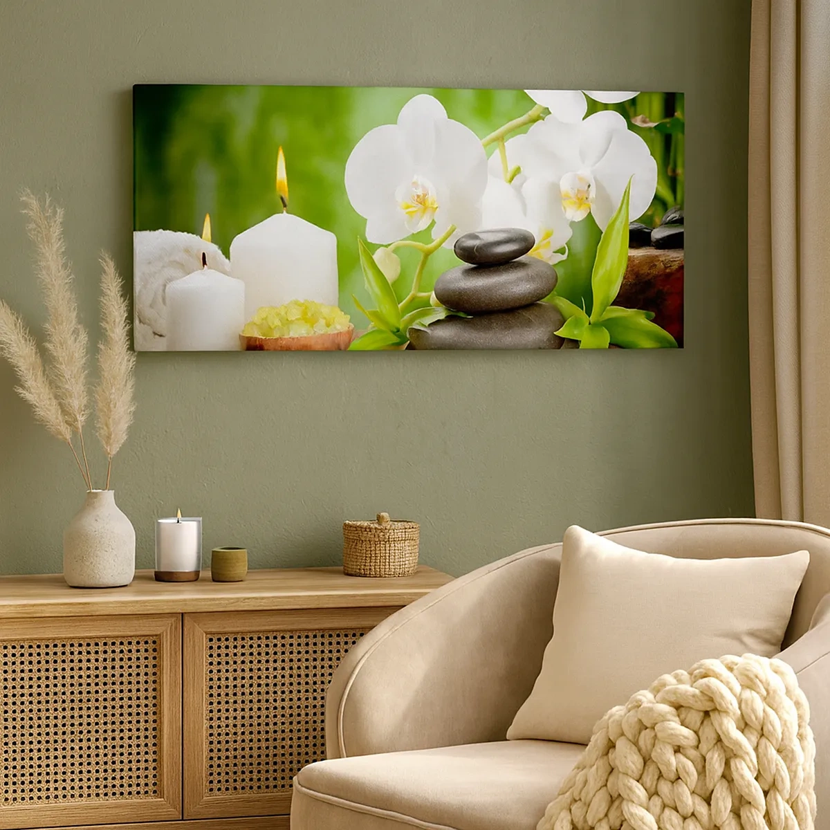 Obraz na plátne - Voňavý, kvetinový, jemný dotyk - 30x30 cm