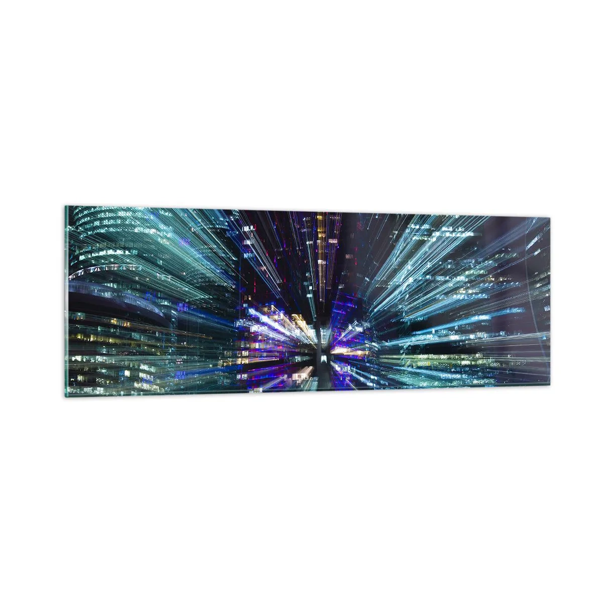 Obraz na skle - Prechod do hyperpriestoru - 90x30 cm