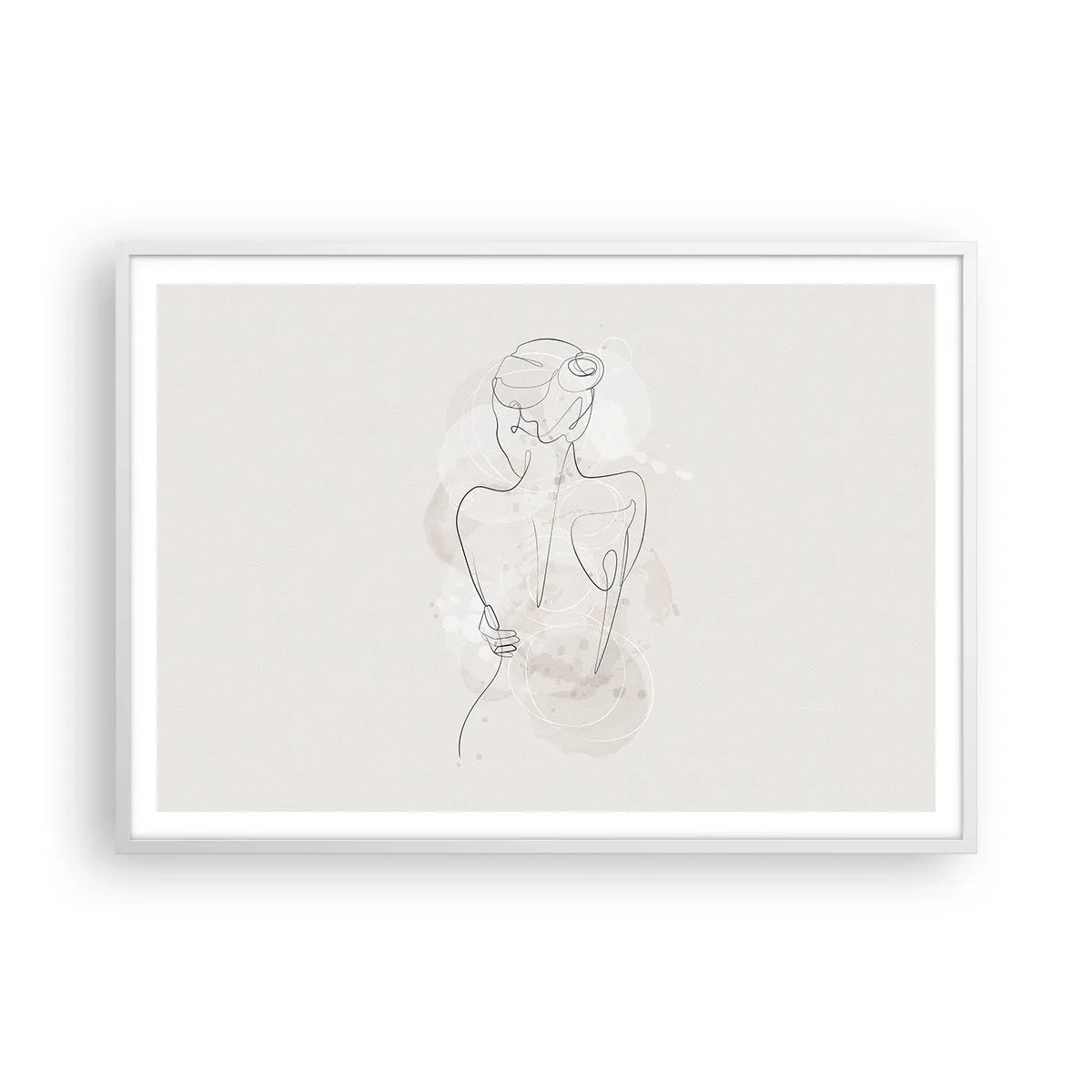 Plagát v bielom ráme - Ako citlivý nástroj - 100x70 cm