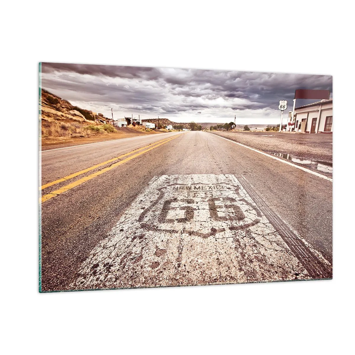 Obraz na skle - Mother Road - americká legenda - 120x80 cm