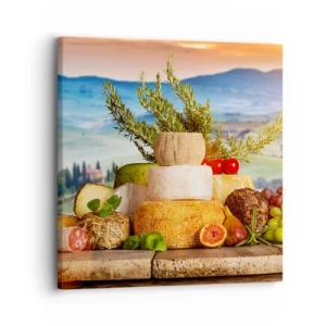 Obraz na plátne - Talianska radosť zo života - 30x30 cm