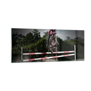 Obraz na skle - Spoločne pre víťazstvo - 100x40 cm
