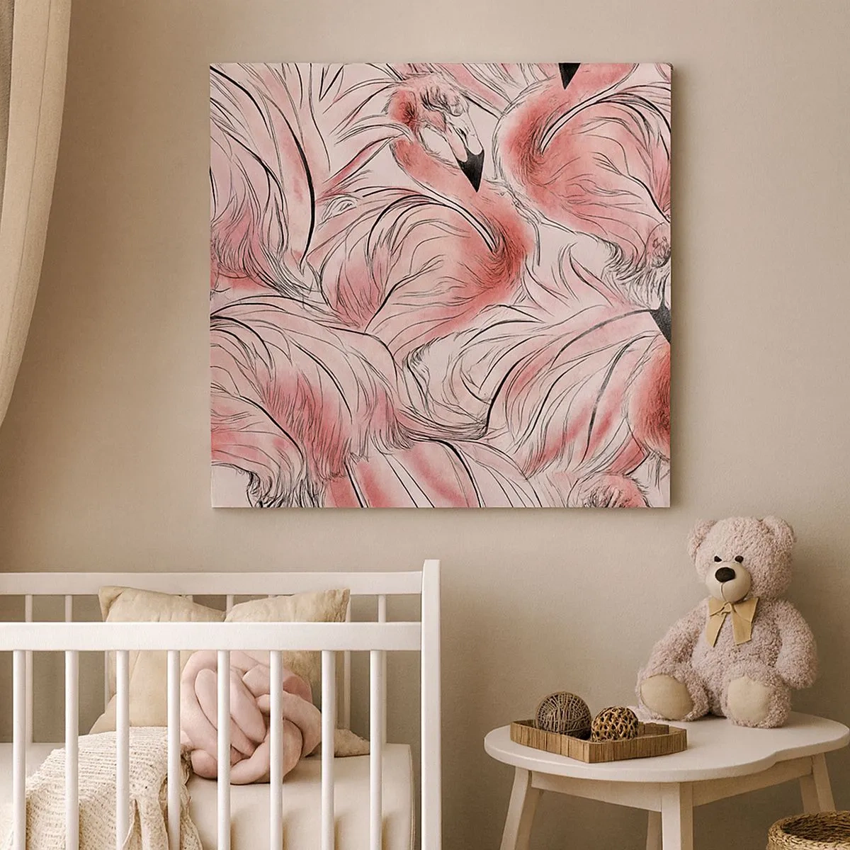 Obraz na plátne - Vtáči corps de ballet - 30x30 cm