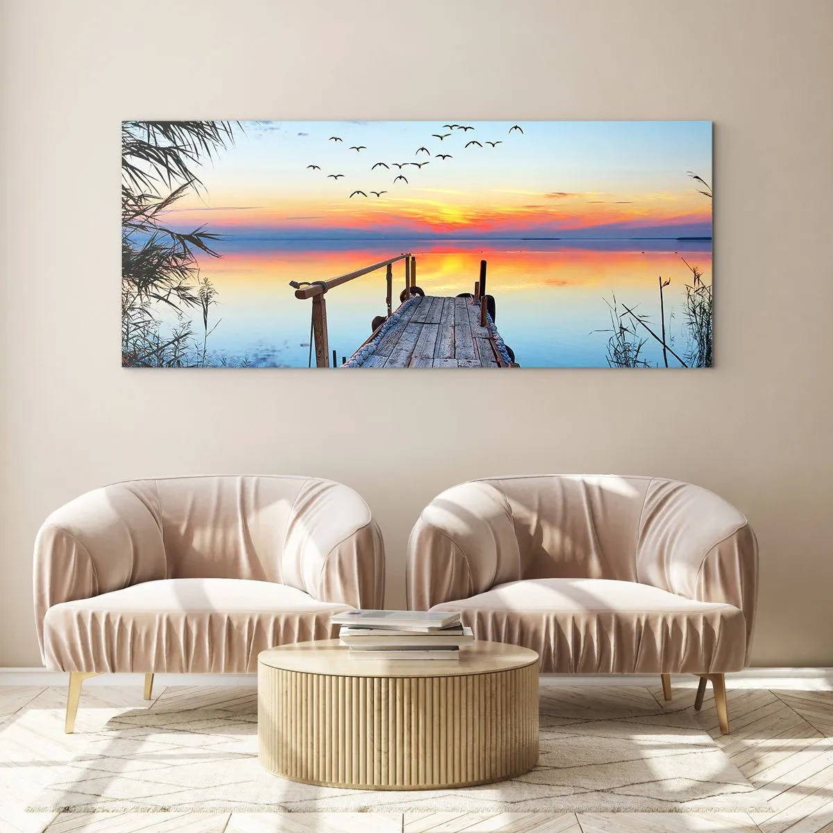 Obraz na skle - Je čas isť späť… - 100x40 cm
