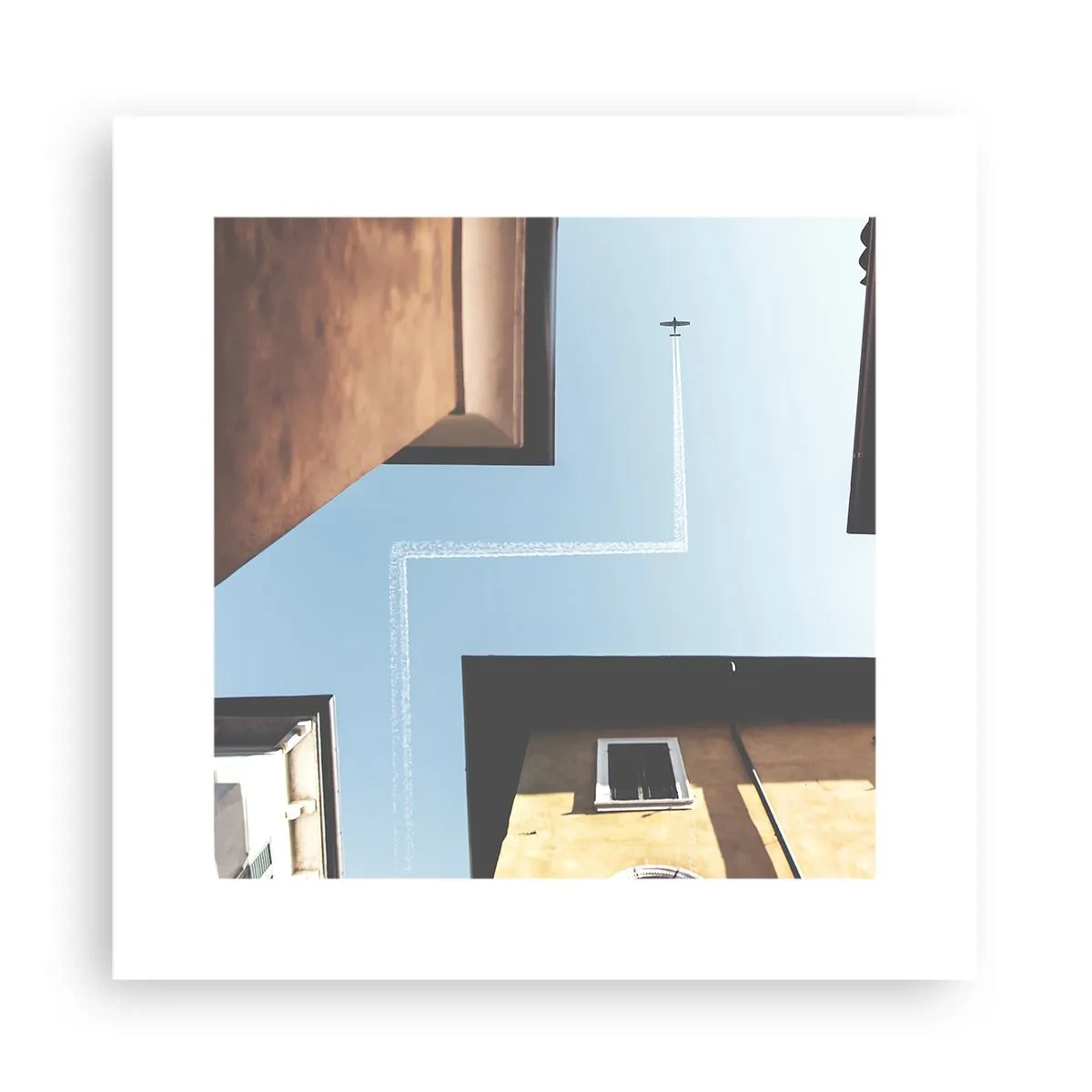 Plagát - Nad mestským labyrintom - 30x30 cm