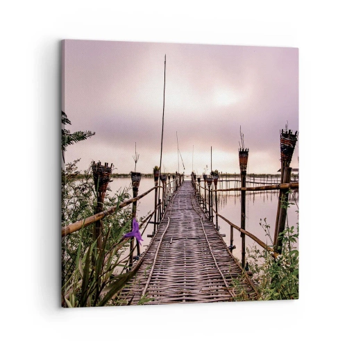 Obraz na plátne - Pokoj a pohoda Ázie - 60x60 cm