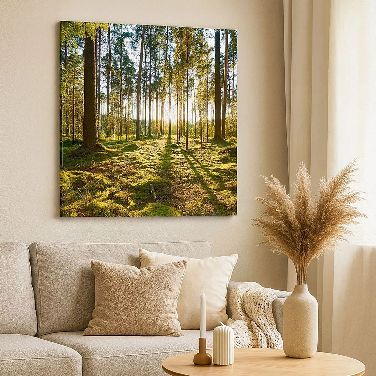 Obraz na plátne - …Za siedmimi lesmi - 30x30 cm