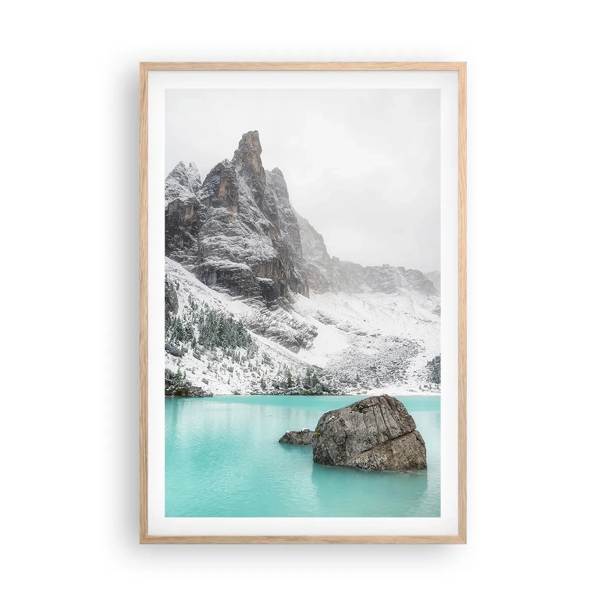 Plagát v ráme zo svetlého duba - Na stráži - 61x91 cm