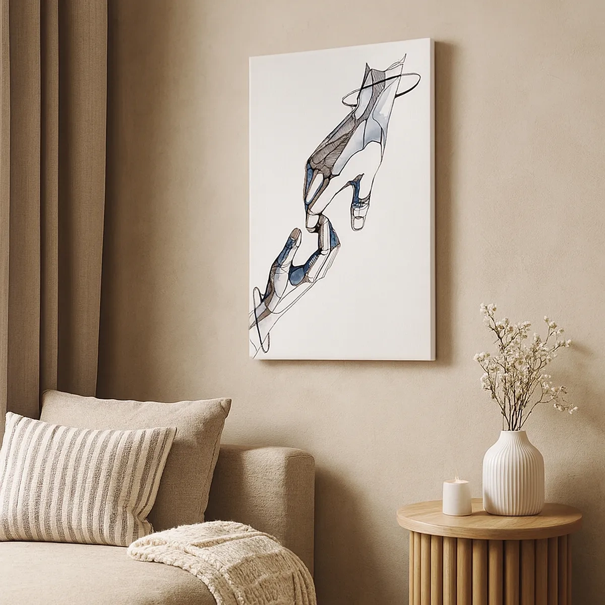 Obraz na plátne - Dobré gesto - 50x70 cm