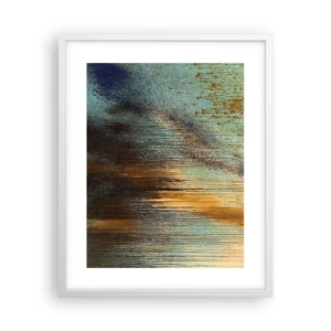 Plagát v bielom ráme - Nenáhodná farebná kompozícia - 40x50 cm