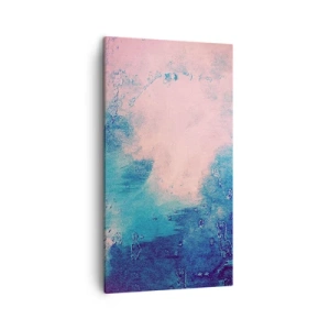 Obraz na plátne - Modré objatie - 45x80 cm