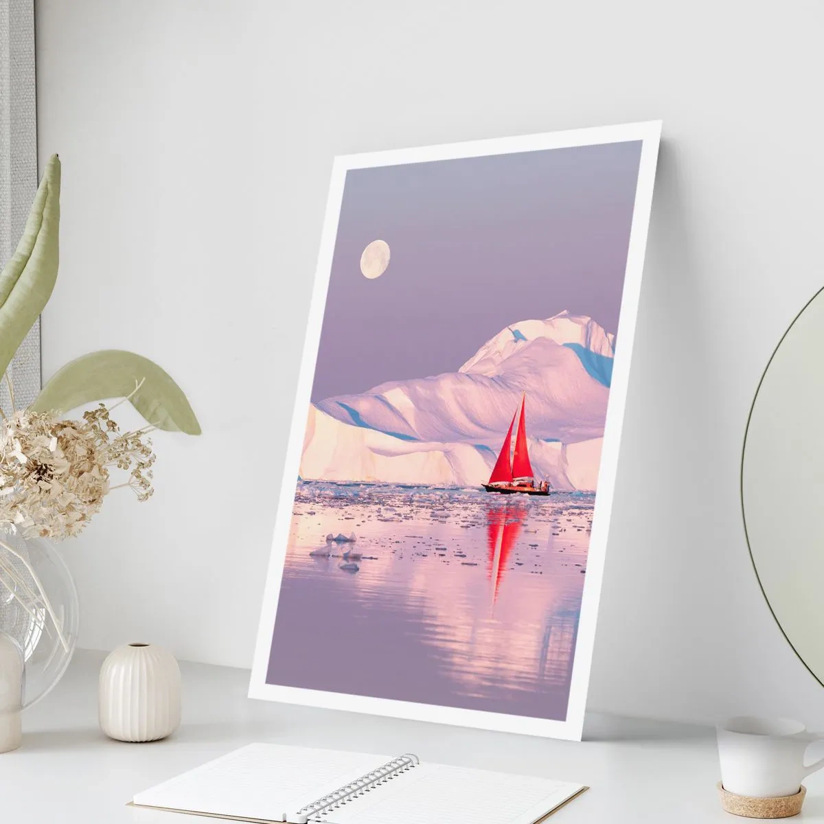 Plagát - Žiar plachty, chlad ľadu - 50x70 cm