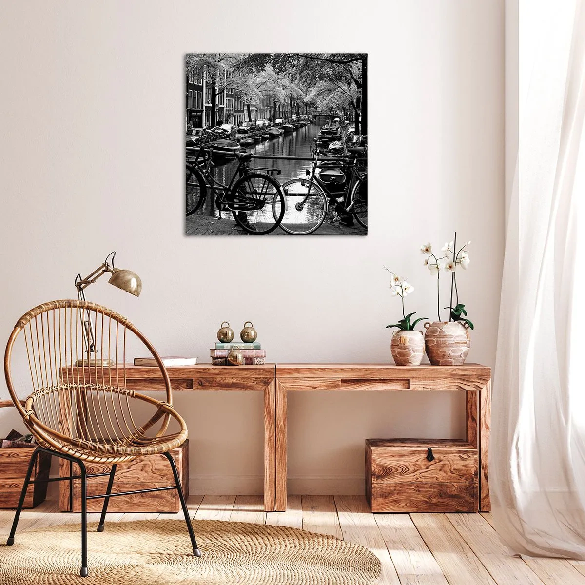 Obraz na plátne - Veľmi holandský výhľad - 50x50 cm