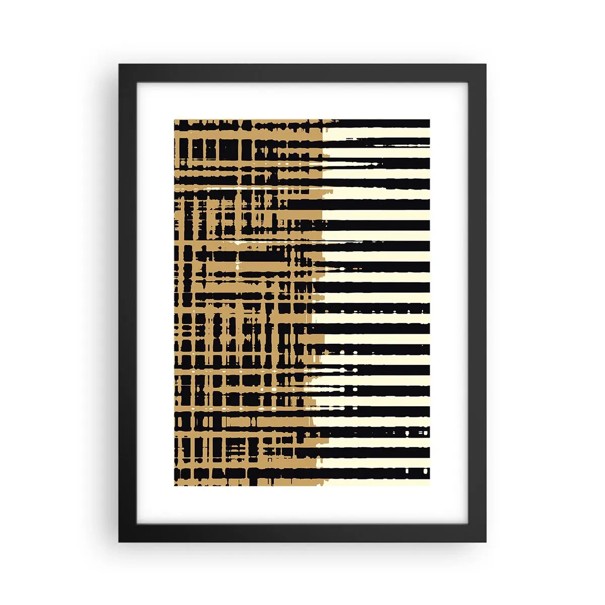 Plagát v čiernom ráme - Architektonická abstrakcia - 30x40 cm