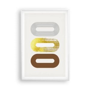 Plagát v bielom ráme - Ooo! - 61x91 cm