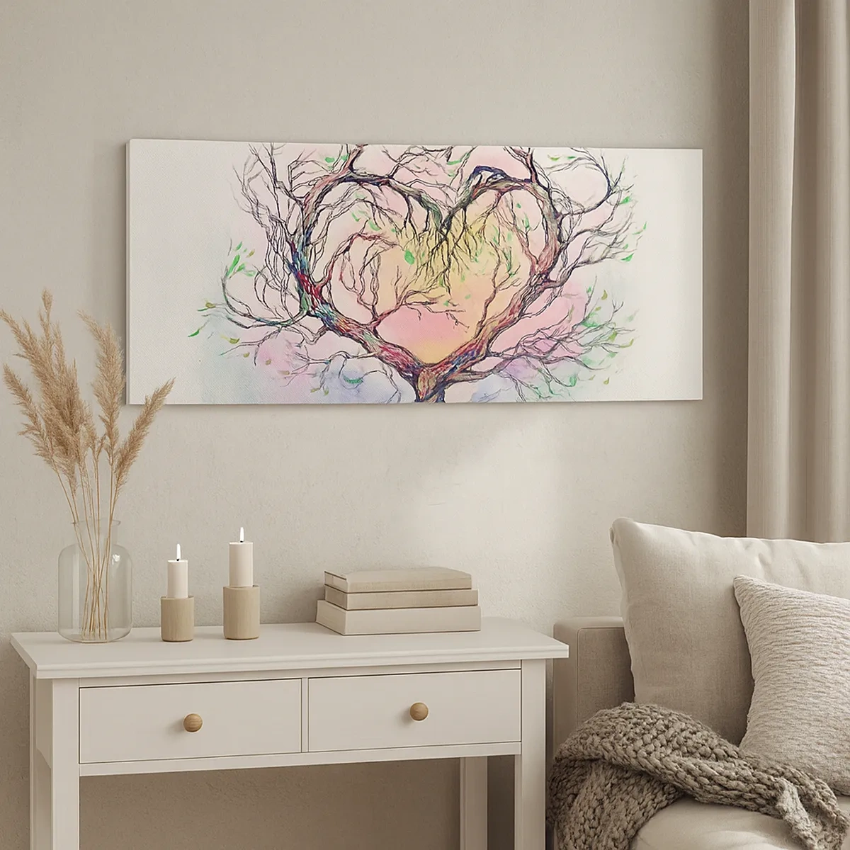 Obraz na plátne - Spoločne proti víchriciam - 30x30 cm