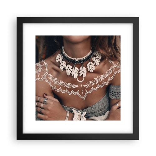 Plagát v čiernom ráme - Talizmany, rituály ženskosti - 30x30 cm