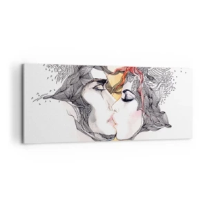 Obraz na plátne - Svet neexistuje - 100x40 cm