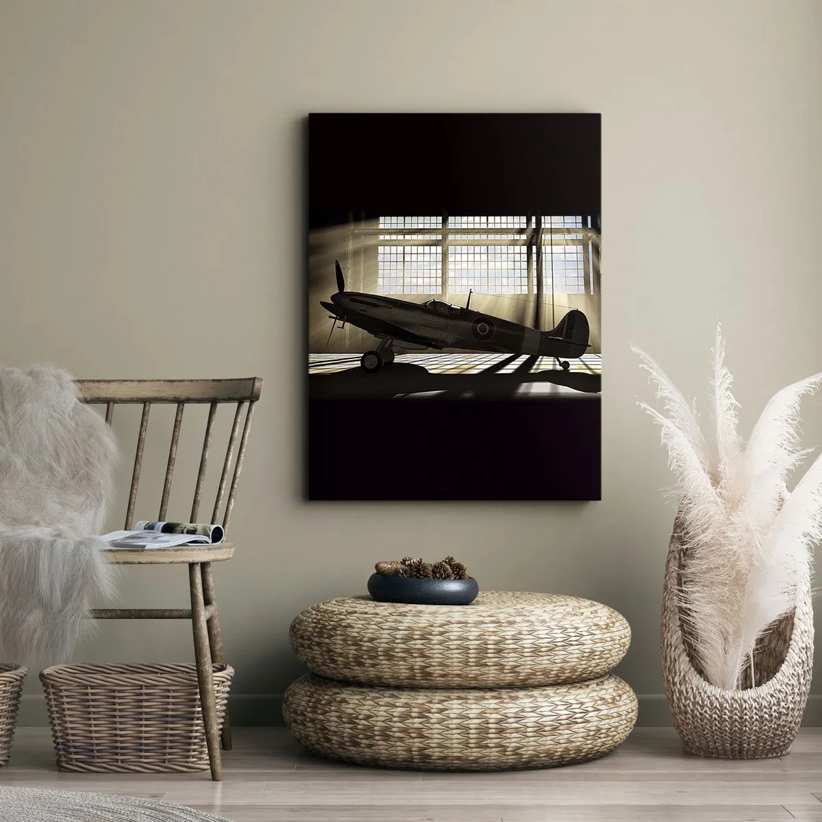 Obraz na plátne - Odpočinok bojovníka - 45x80 cm