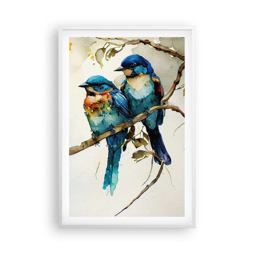 Plagát v bielom ráme - Urazil sa? - 61x91 cm