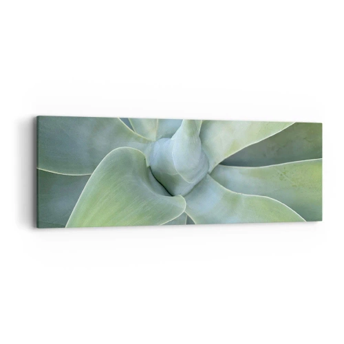 Obraz na plátne - Zrodenie zelene - 90x30 cm