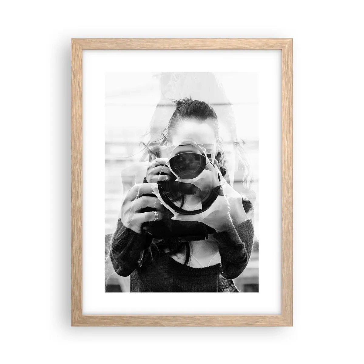 Plagát v ráme zo svetlého duba - Tvorca a materiál - 30x40 cm