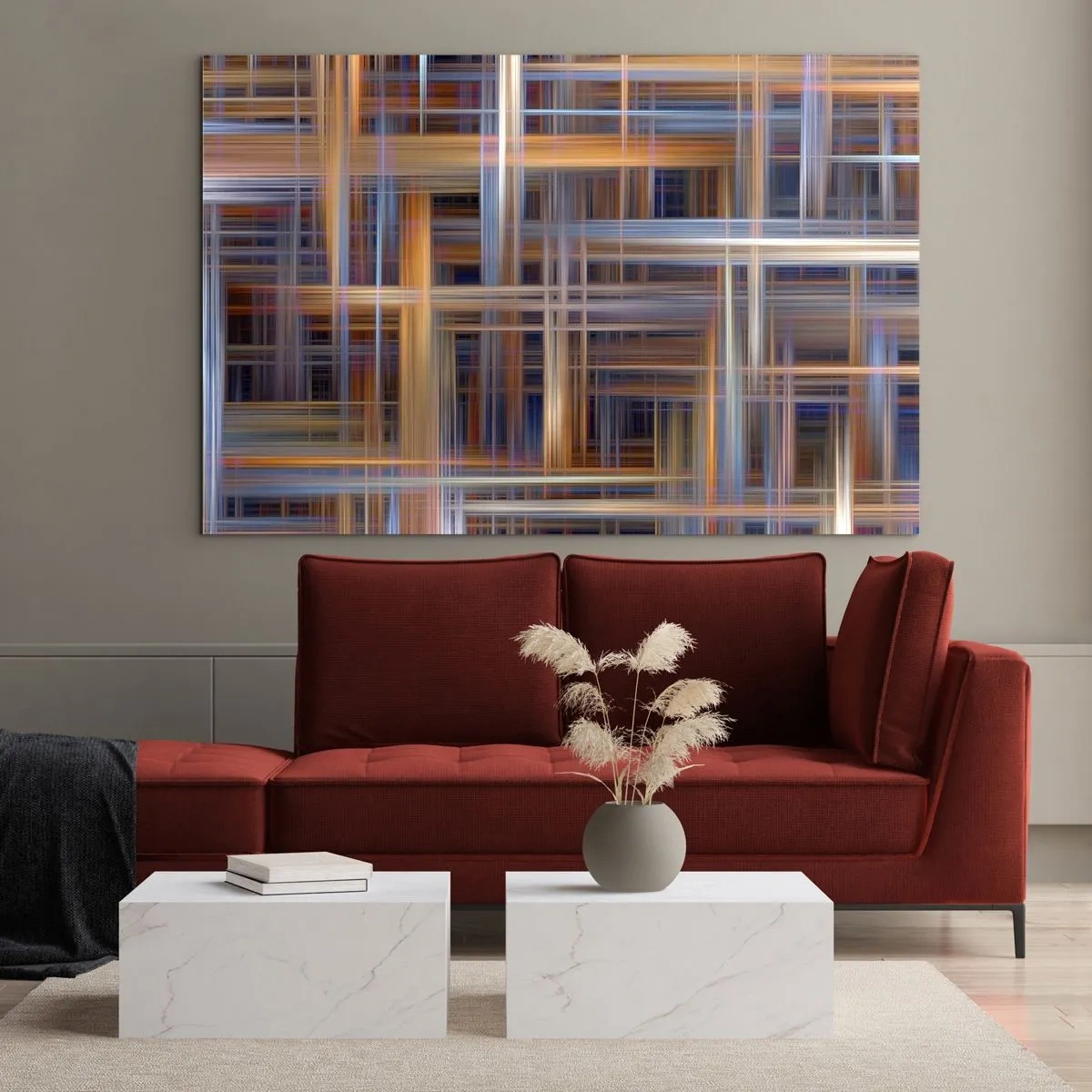 Obraz na skle - Utkané zo svetla - 120x80 cm