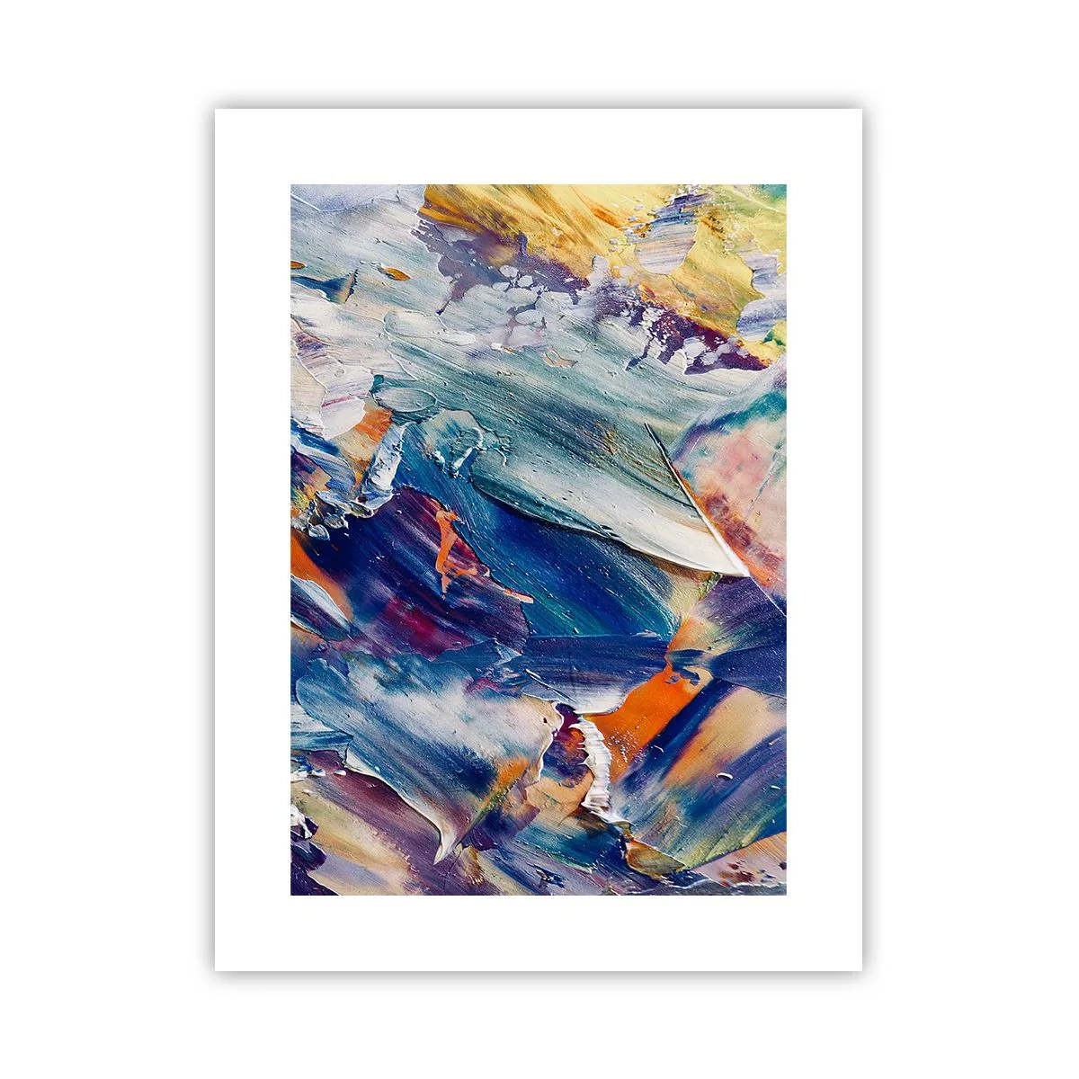 Plagát - Chaos farieb - 30x40 cm