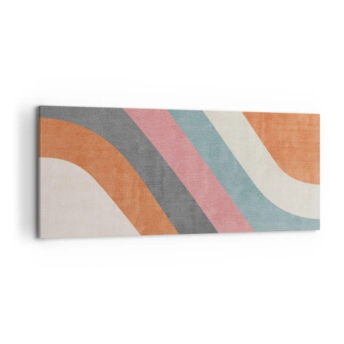 Obraz na plátne - Diagonálna kompozícia – pohyb - 120x50 cm