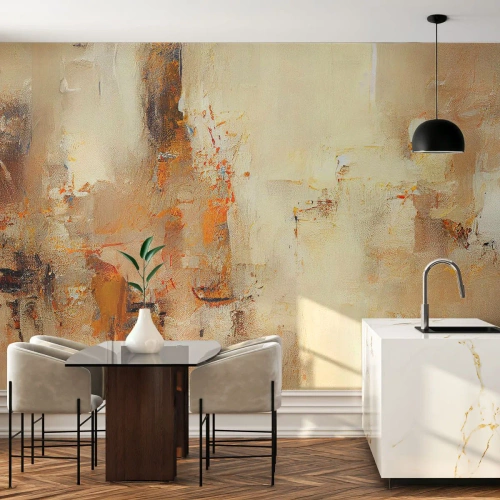 Fototapeta Premium Sand - Duša jantáru - Abstrakcia, Kus, Minimalizmus - 200x140 cm
