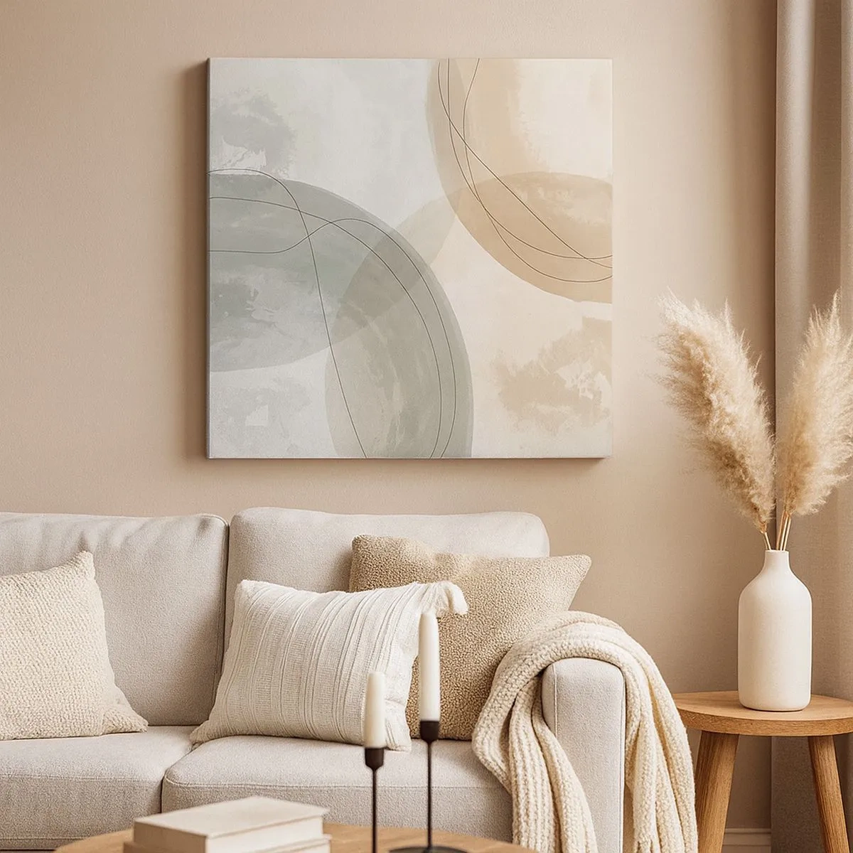 Obraz na plátne - Prenikanie svetov - 30x30 cm