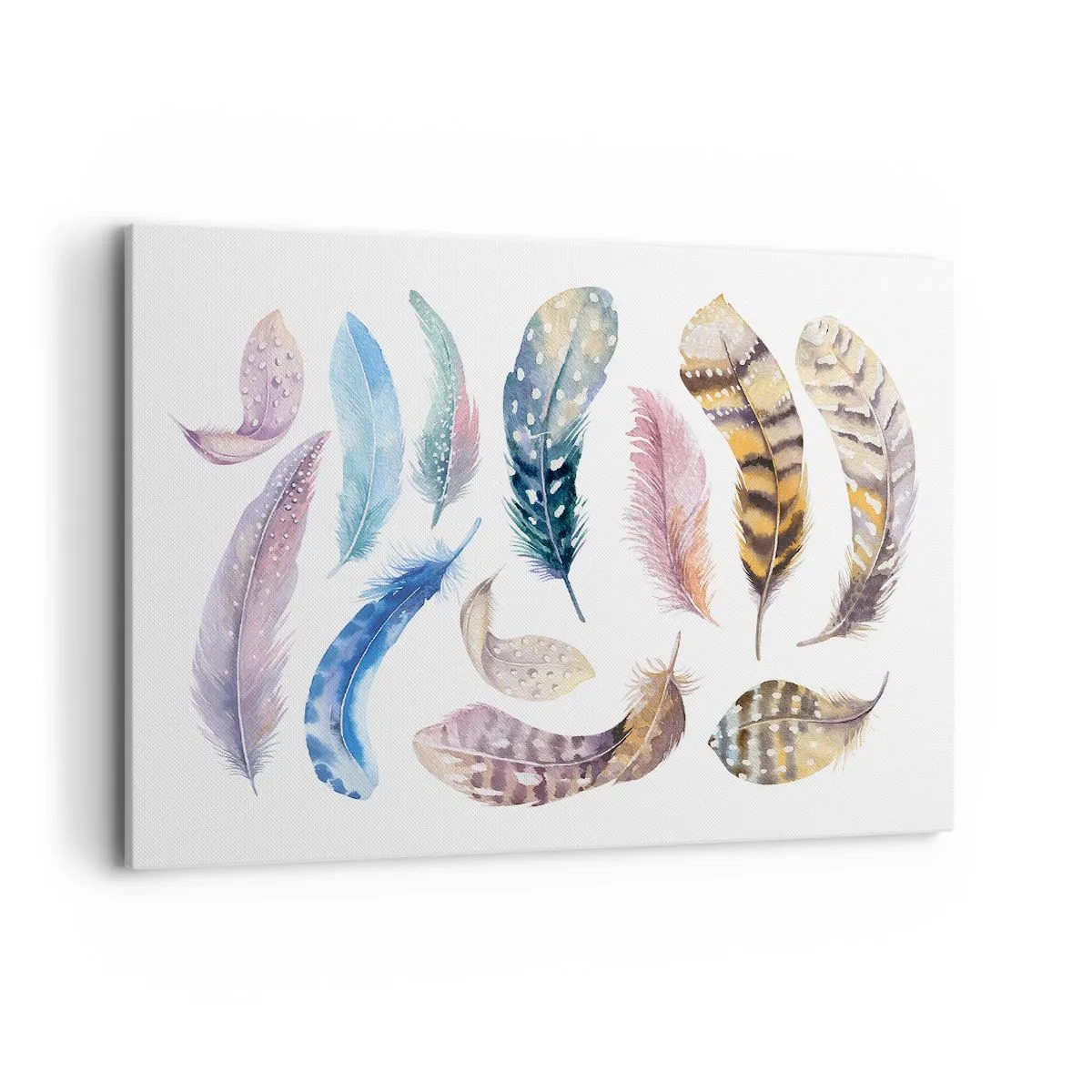 Obraz na plátne - Ľahké, strakaté a viacfarebné - 120x80 cm