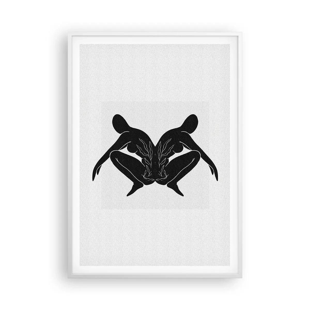 Plagát v bielom ráme - Spoločná duša - 70x100 cm