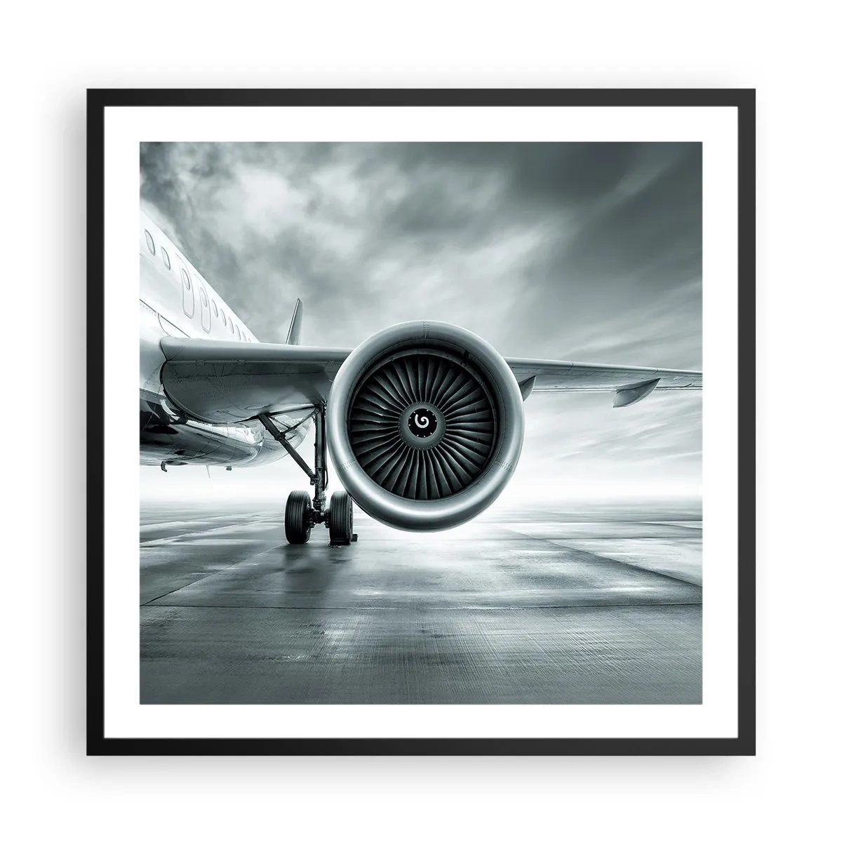 Plagát v čiernom ráme - Toto je sila! - 60x60 cm