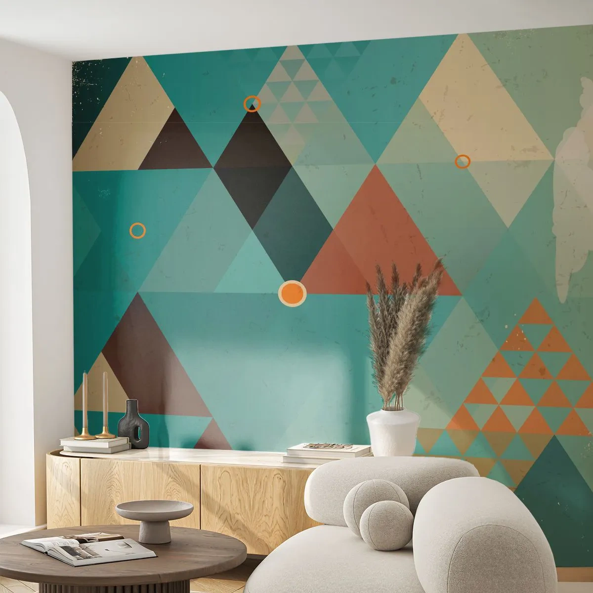 Fototapeta Standard Eco - Jednota mnohosti, mnohosť jednoty - Abstrakcia, Kus, Moderný vzor - 300x210 cm