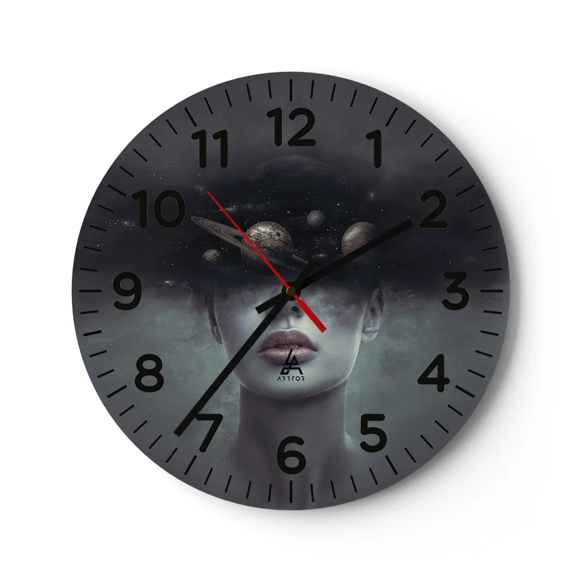 Nástenné hodiny - A planéty… - 40x40 cm