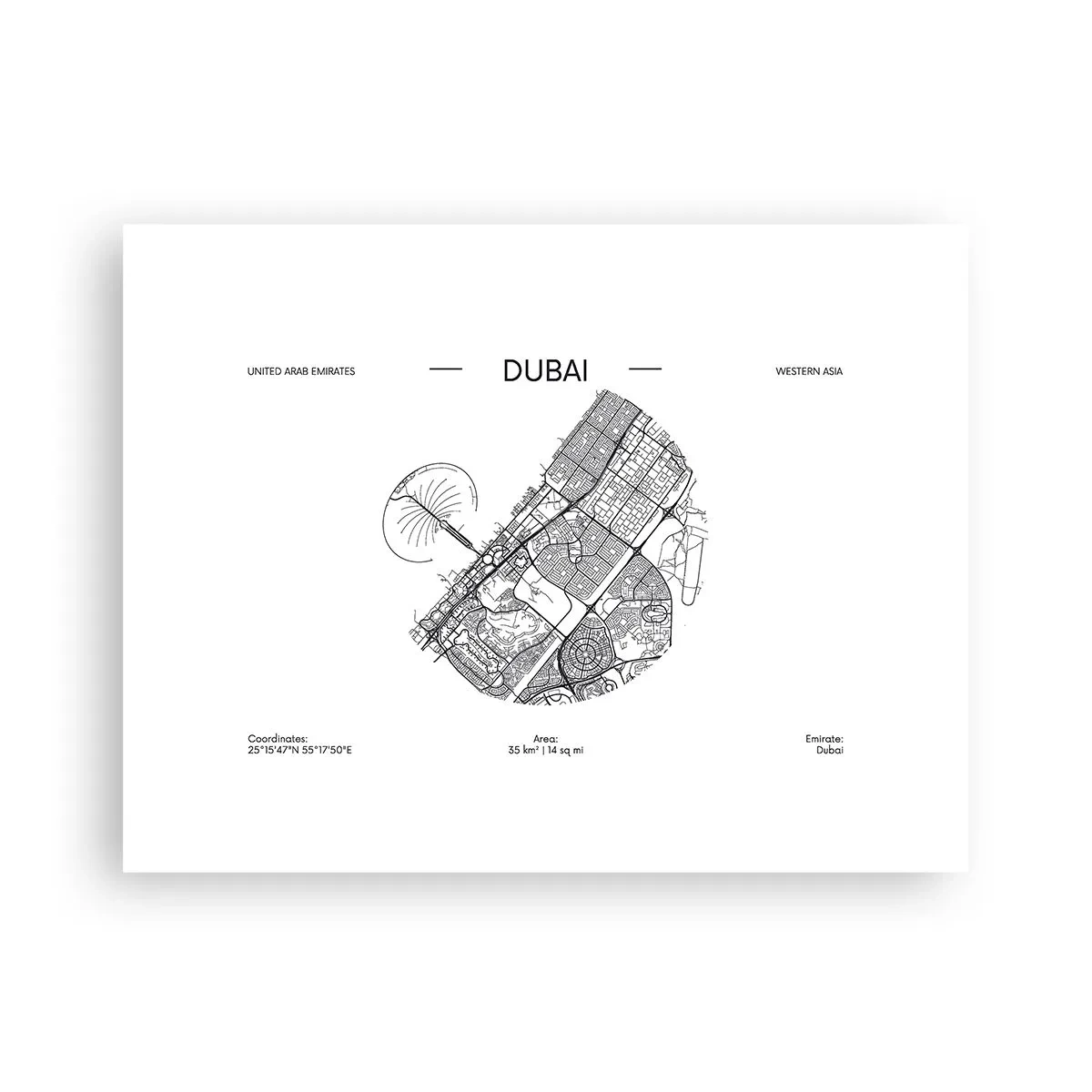 Plagát - Anatómia Dubaja - 40x30 cm