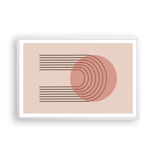 Plagát v bielom ráme - Neodolateľná príťažlivosť - 91x61 cm