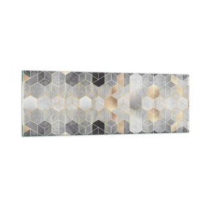 Obraz na skle - Diamantová kompozícia - 90x30 cm