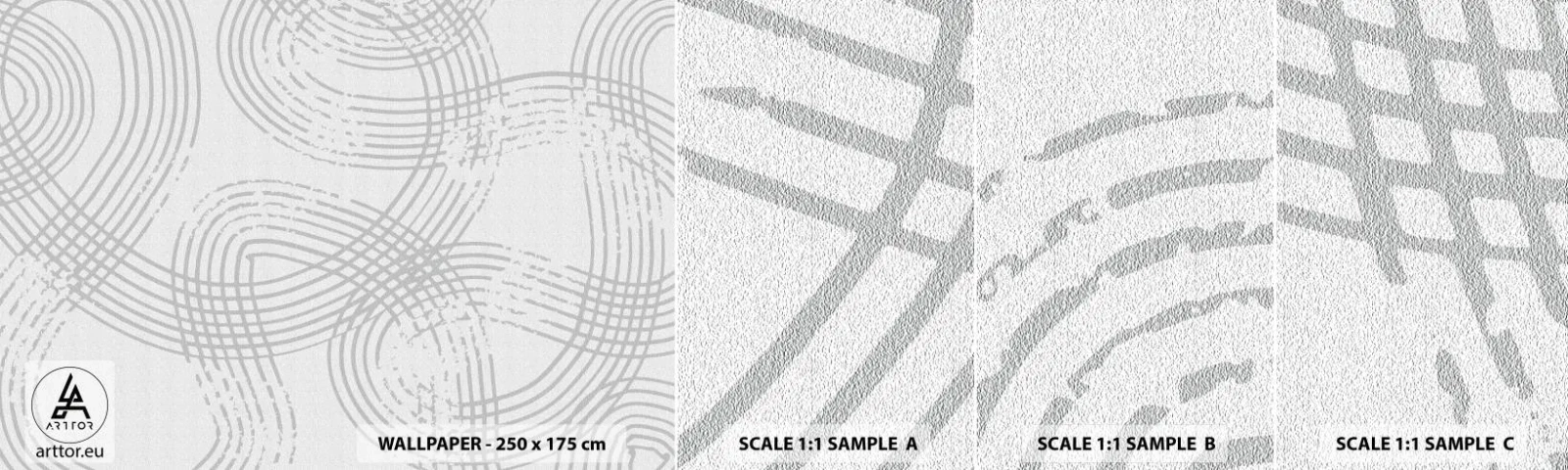 Vzorka samolepiacej fototapety Deluxe Sticker - Jednoduché východisko neexistuje - Minimalizmus, Kus, Svetlý - 100x30 cm