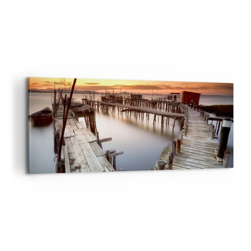 Obraz na plátne - Autentickosť, nie turistická atrapa - 100x40 cm