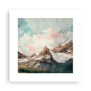 Plagát - Skalné čepele - 30x30 cm