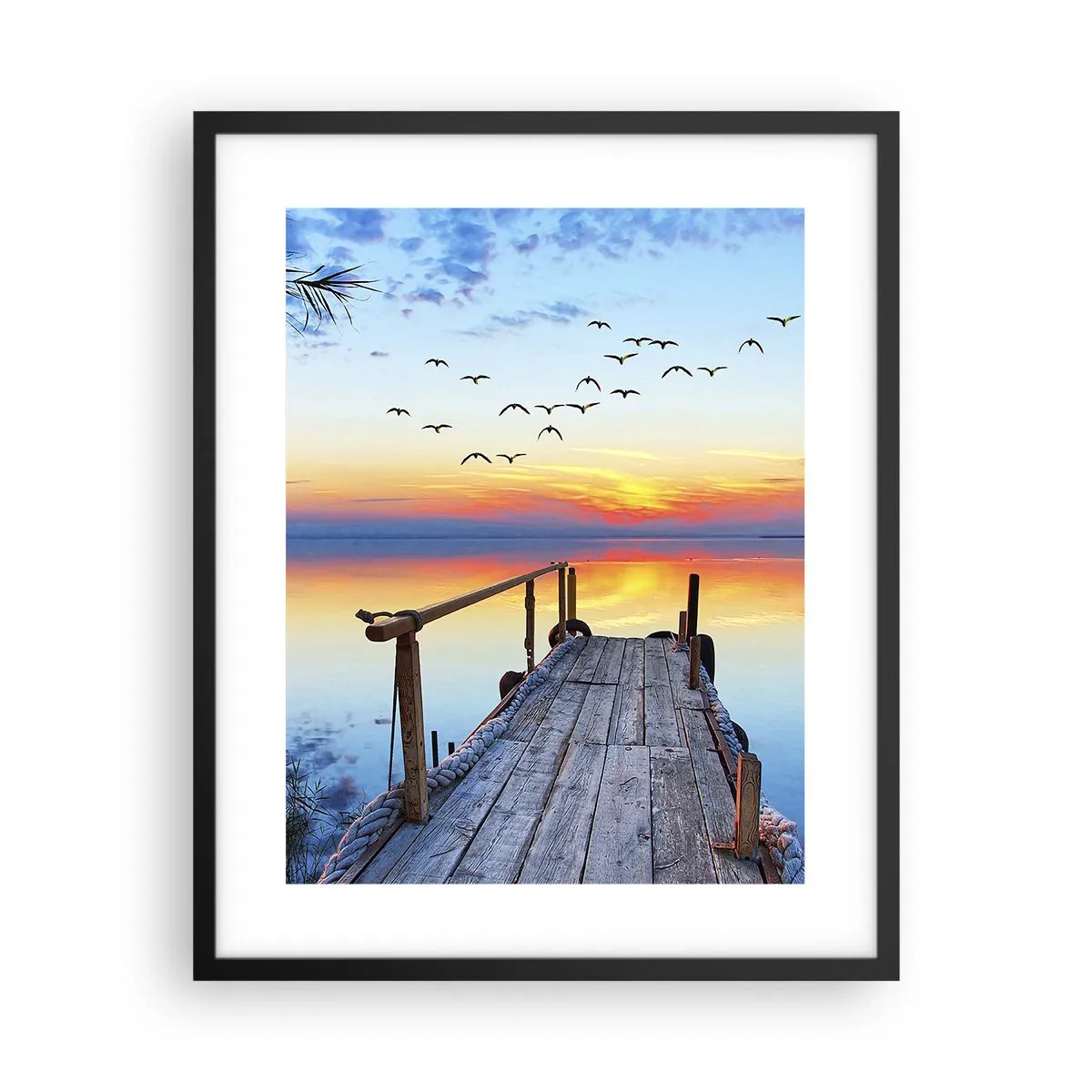 Plagát v čiernom ráme - Je čas isť späť… - 40x50 cm