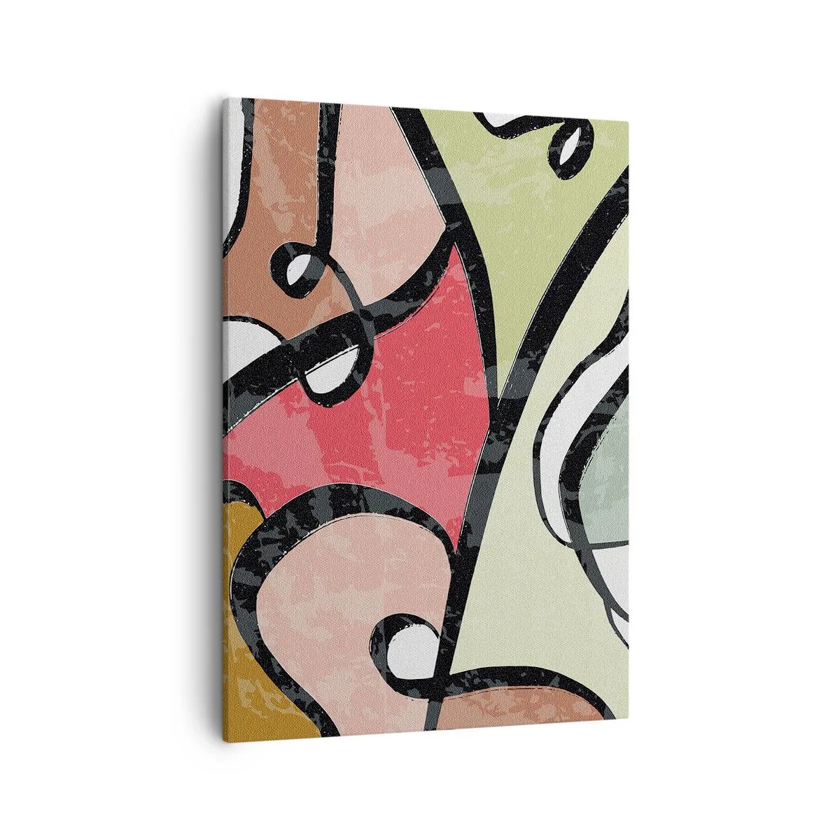 Obraz na plátne - Piruety uprostred farieb - 50x70 cm